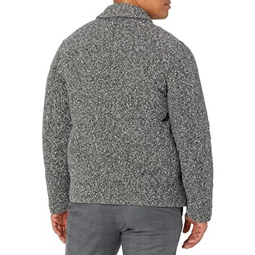 【並行輸入品】Theory Mens,Boucle Speckled Bomber,Ricky, Grey Multi, XLの画像