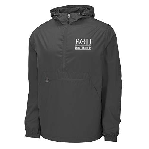 【並行輸入品】Sorority Letters Shop Beta Theta Pi Windbreaker   Anorak Pulloveの画像