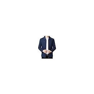 【並行輸入品】LuckyBov Men Comfortable Lightweight Jacket Full Zipper Casual Tの画像