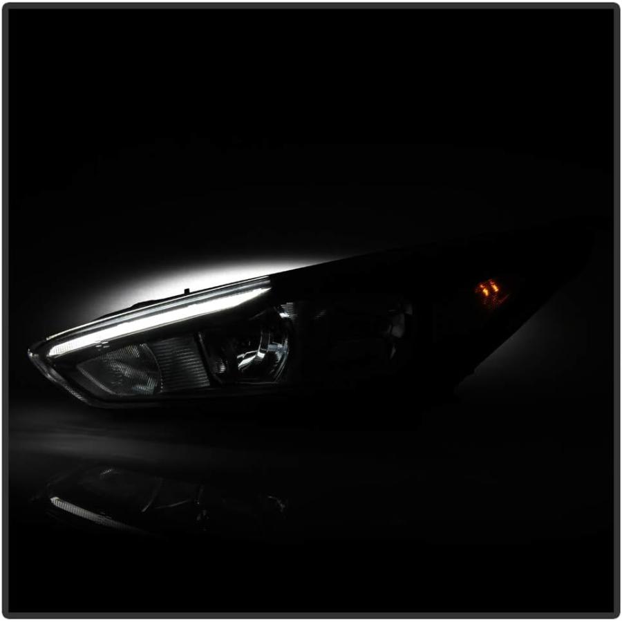 【並行輸入品】ACANII - [LED DRL付きハロゲンモデル] 2015 2016 2017 2018 フォード フォーカス ヘッドライト ヘッ_5