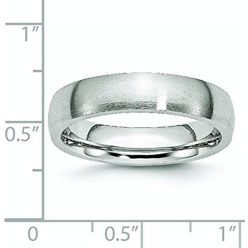 【並行輸入品】Jewelry Stores Network Mens Cobalt Satin 5mm Wedding Band Ring Size_4