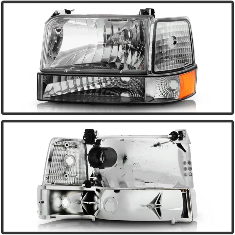 【並行輸入品】ACANII - 1992-1996 フォード Bronco F150 F250 F350 ヘッドライト コーナーライト シグナル バンの画像