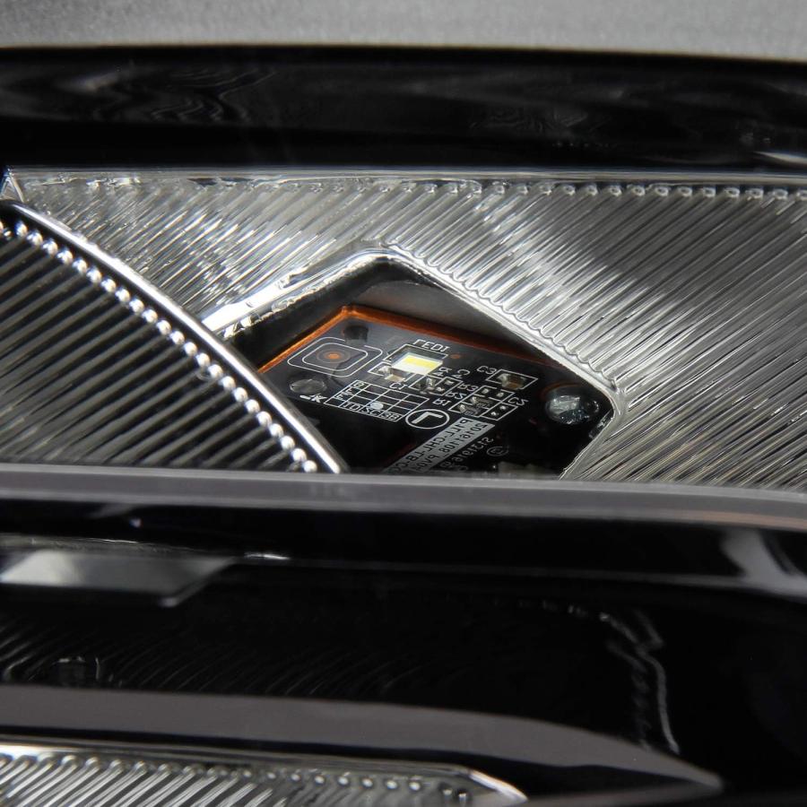 【並行輸入品】AKKON - 2018 2019 キャデラック XTS セダン 4ドア LED DRL チューブ バー プロジェクター クローム ヘッの画像