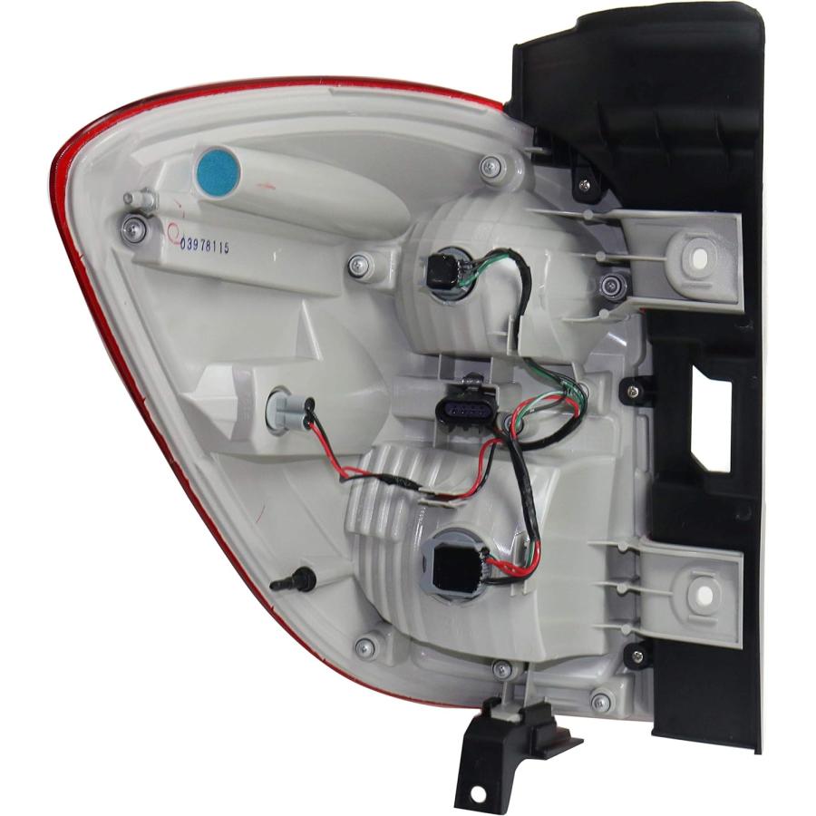 【並行輸入品】Evan-Fischer テールライト 2016-2017 Chevrolet Equinox対応 電球付き ハロゲンレッドレンズの画像