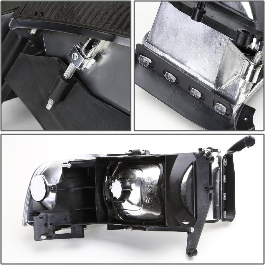 【並行輸入品】Factory Style Smoked Housing Headlight+Corner Lamps+Tool Kit Compatiの画像