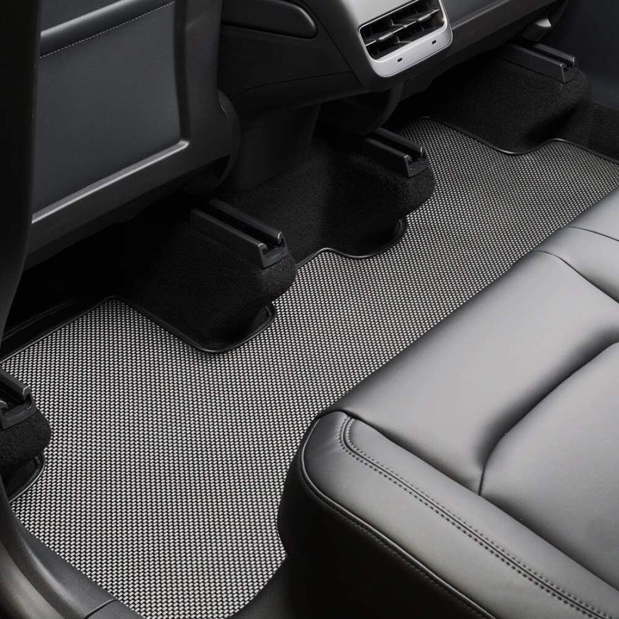 【並行輸入品】AUTAILORS 5人掛けTesla モデルYフロアマット 2020年(ロングレンジ)- 全天候型フロアマット 防水 軽量 無臭 米国_6