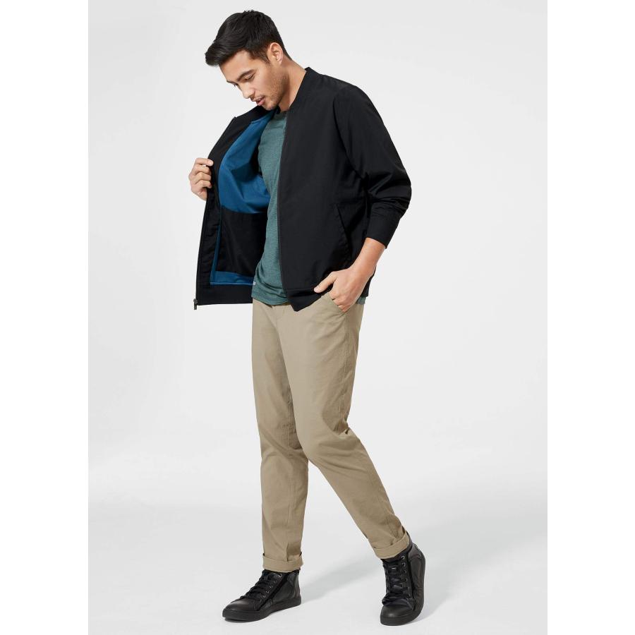 【並行輸入品】Jockey Men's Sportswear 6 Pocket Bomber Jacket, Black Out, lの画像