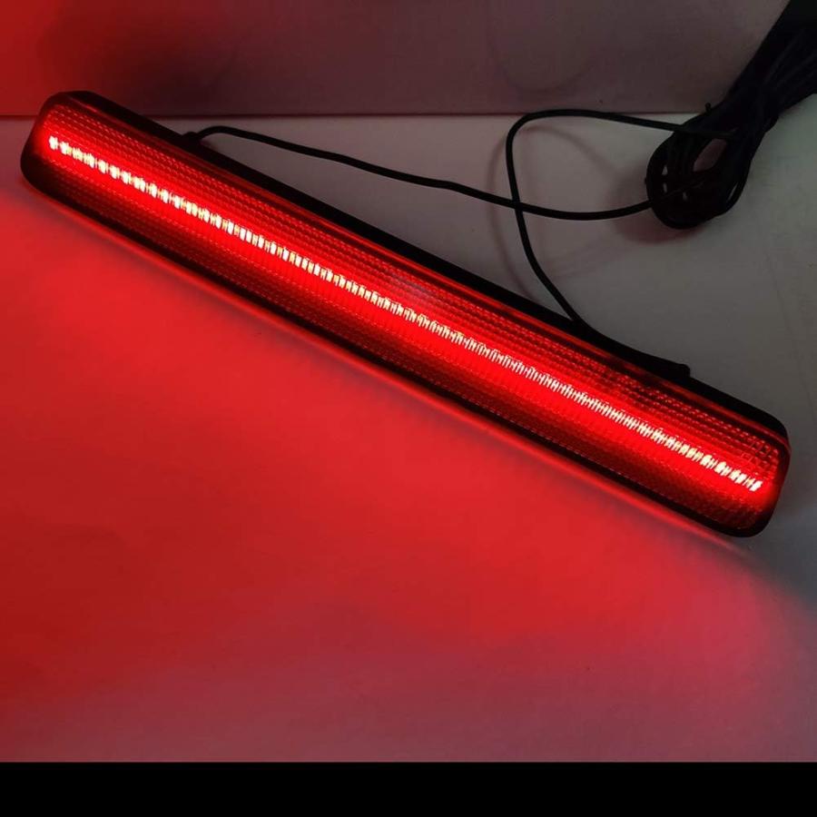 【並行輸入品】スモークレンズ フルLED リアサイドマーカーランプ 1999-2004年フォードマスタングLEDバックリアバンパーサイドマーカーライトの画像