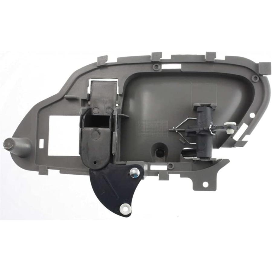 国内正規新品 For GMC K3500 Interior Door Handle Front Driver Side Gray (1995-2000) | With door lock button| Trim: Sierra SLE/Sierra SL/Sierra SLT　並行輸入品