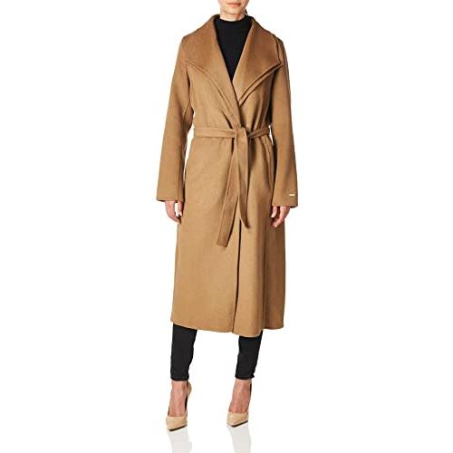 【並行輸入品】TAHARI Women's Maxi Double Face Wool Blend Wrap Coat, X Smallの画像