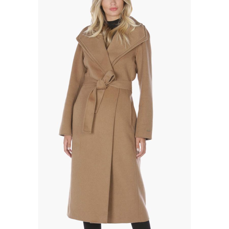 【並行輸入品】TAHARI Women's Maxi Double Face Wool Blend Wrap Coat, X Smallの画像