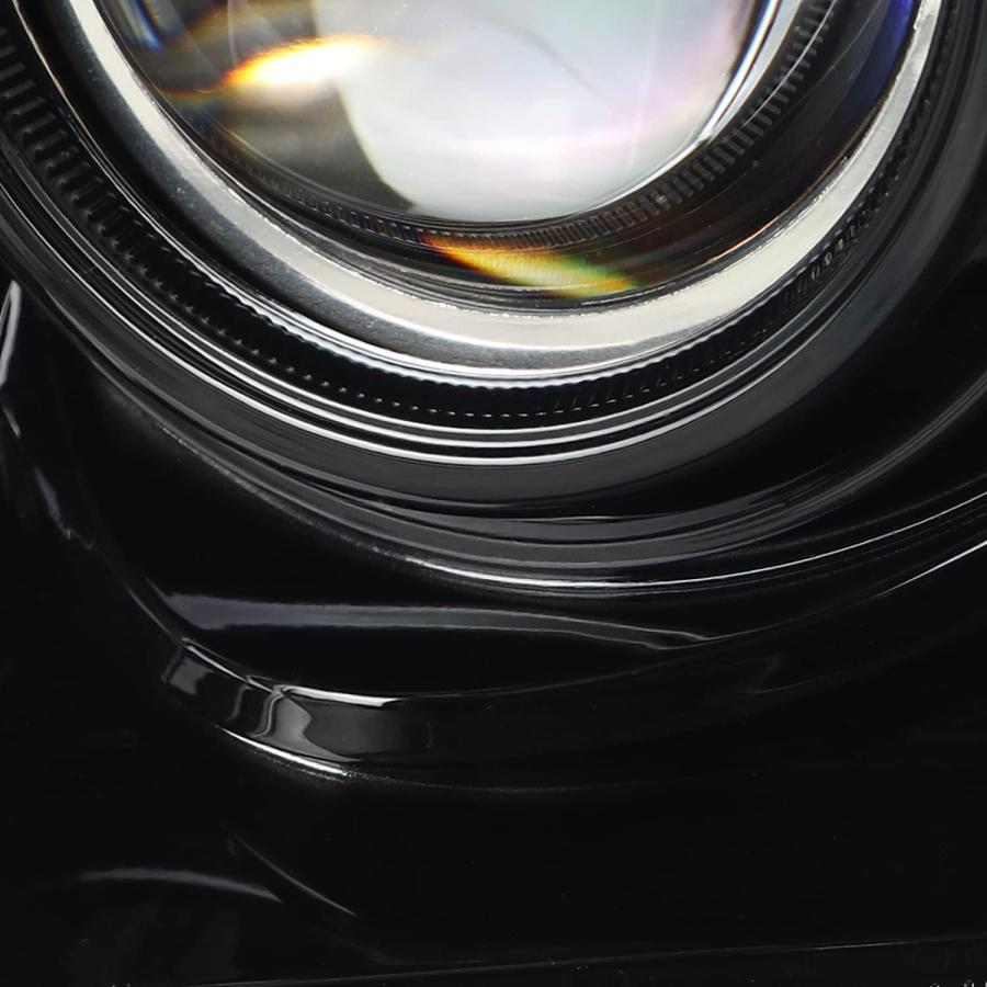 【並行輸入品】Spec-D チューニング LEDライトバー ジェットブラック ハウジング クリアレンズ プロジェクターヘッドライト 2005-2009_7