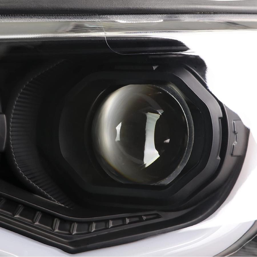 【並行輸入品】Spec-D Tuning LED DRL チューブ プロジェクター ヘッドライト ブラック シボレーコロラドヘッドライトアセンブリ 左の画像