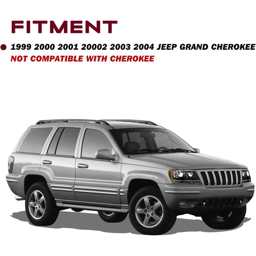 【並行輸入品】JSBOYAT ハロゲンヘッドライトアセンブリ 99-04 Jeep Grand Cherokee WJ 交換用 OEヘッドランプ ドラ_1