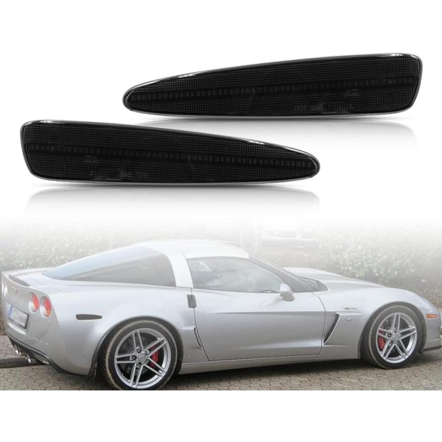 【並行輸入品】NSLUMO LED Rear Side Marker Lights for Chevy Corvette C6 2005-2013 S_1
