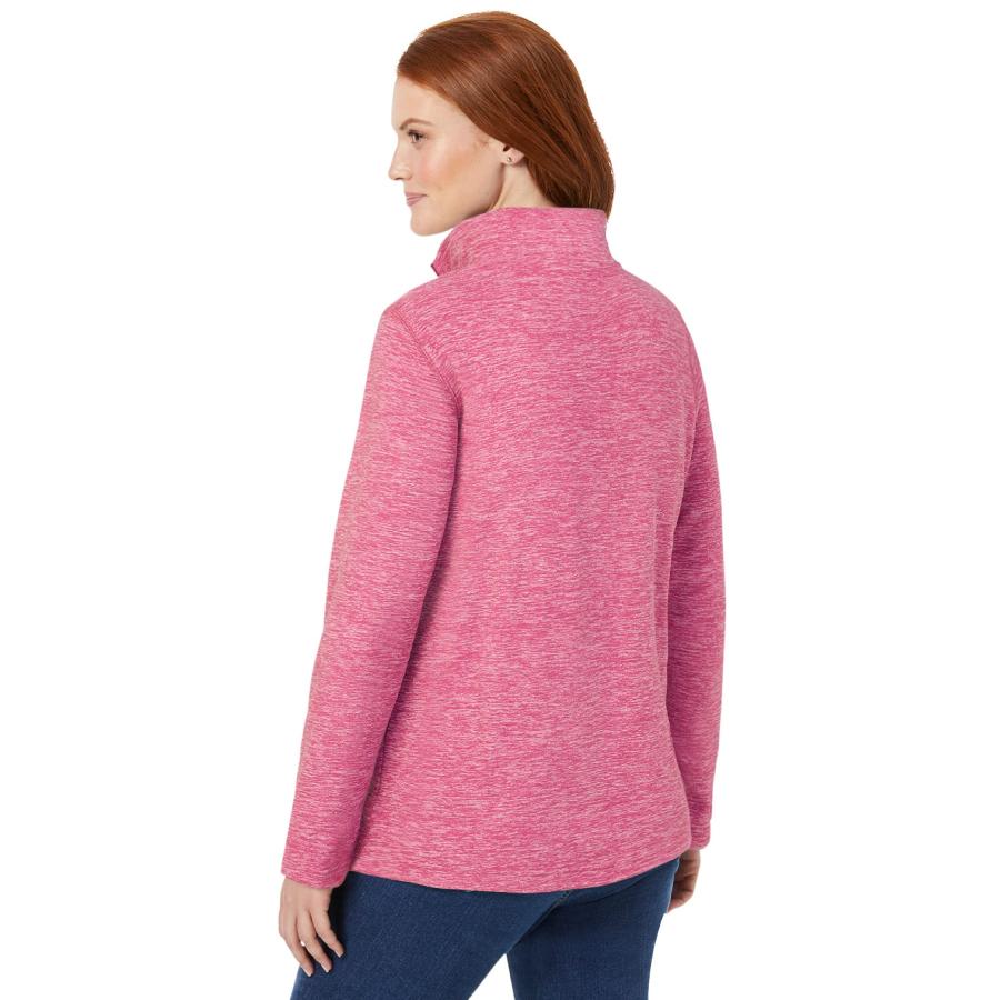【並行輸入品】Woman Within レディース プラスサイズ マイクロフリース クォータージップ プルオーバー フリースジャケット US サ_6