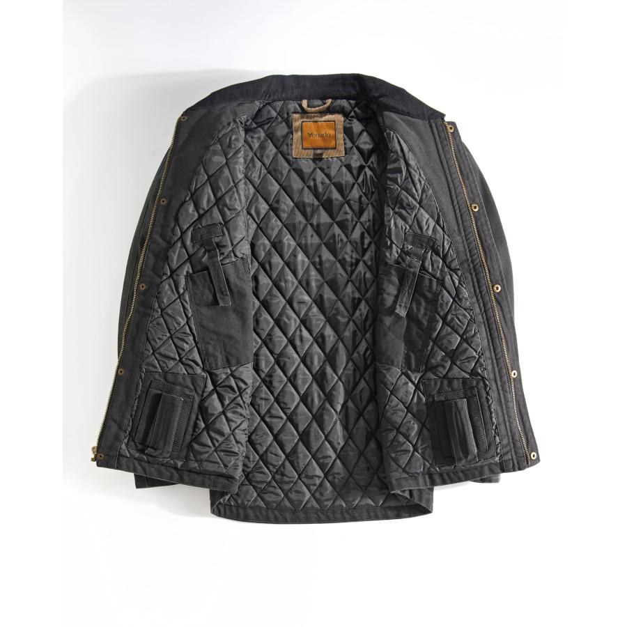 【並行輸入品】メンズコンシールキャリージャケット   高耐久キャンバス   コンシールキャリーポケット（ブラック、Lサイズ） Venado Coの画像
