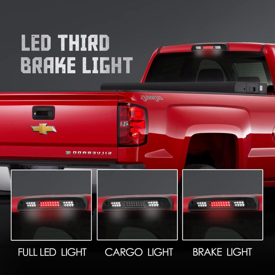 【並行輸入品】ハイマウント3ストップライトアセンブリ 2014-2018 シボレーシルバラード/GMC シエラ 1500 2500HD 3500HD_8