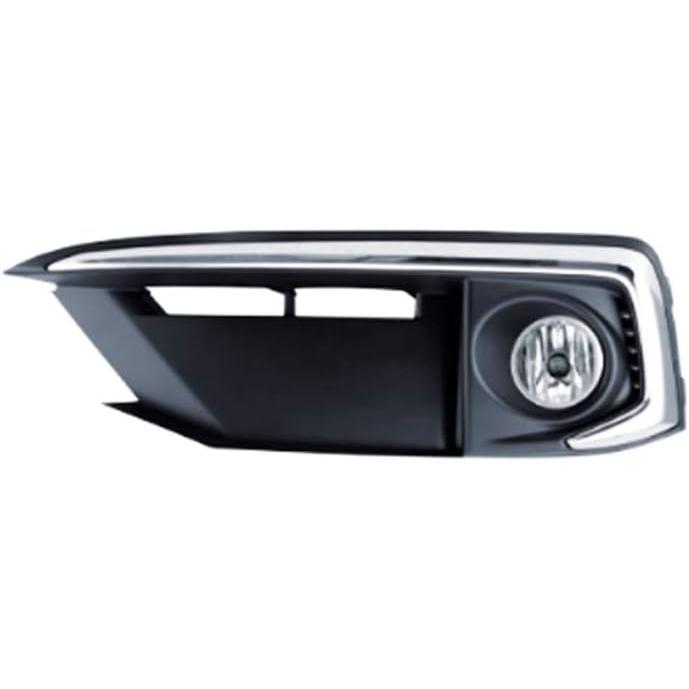 【並行輸入品】CONCEPT AUTOMOTIVE LIGHTS 交換用 2019 2020 ホンダ シビック クローム フォグランプ アセンブリセッ_1