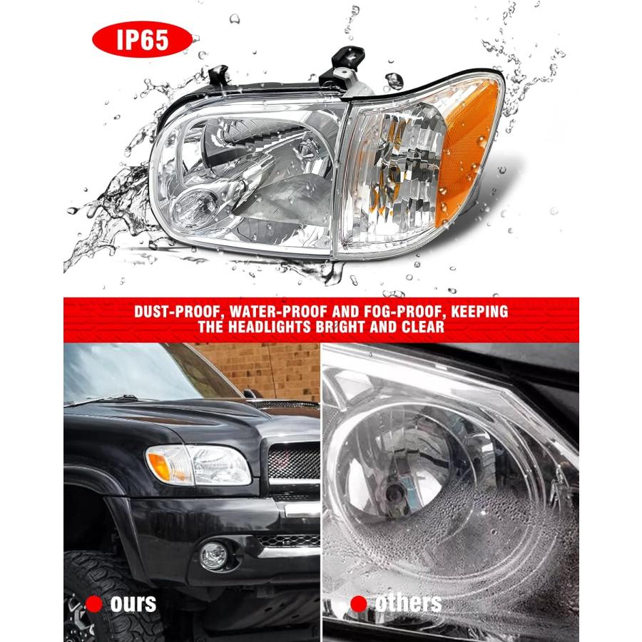 並行輸入品】ADCARLIGHTS 2005 2006 トヨタ タンドラ ヘッドライト