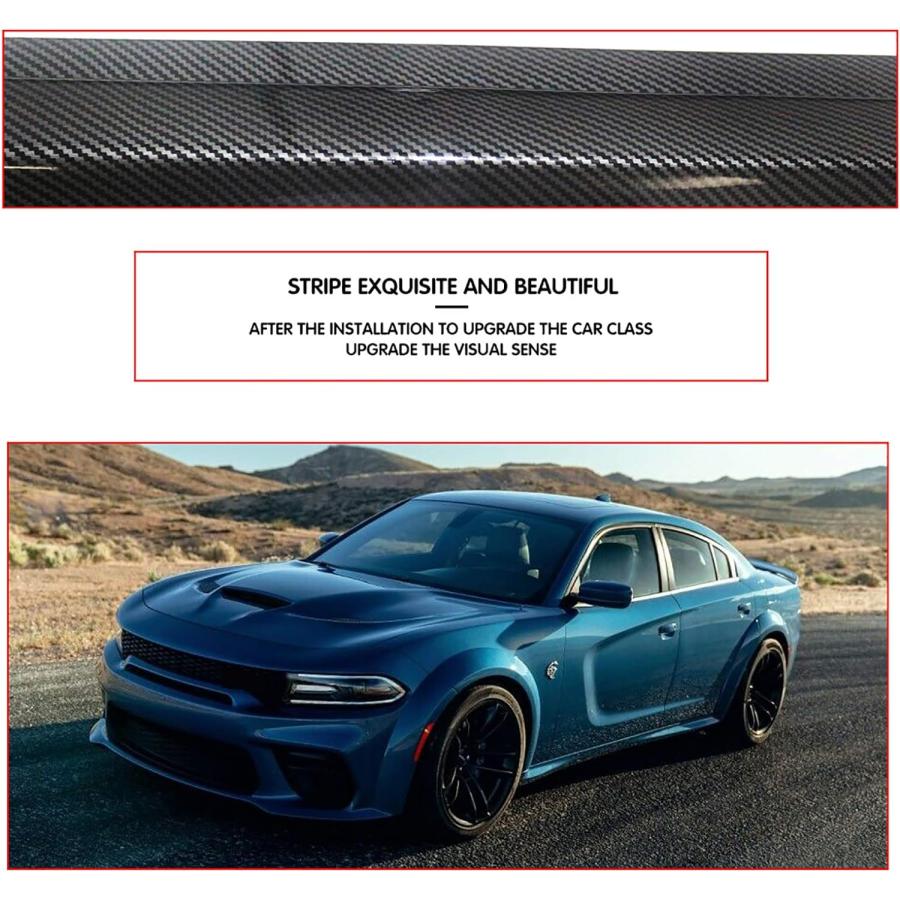 【並行輸入品】NINTE サイドスカート 2011-2018 Dodge Charger Baseトリム用 2019-2020 Charger SXTの画像