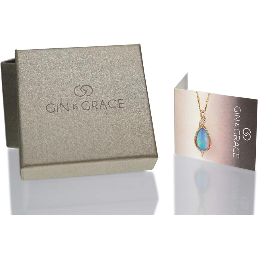 【並行輸入品】Gin & Grace 14K Yellow Gold Natural Alternating Emerald & Diamond (Iの画像
