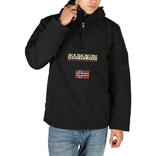 【並行輸入品】Napapijri Men's Rainforest Winter Jacket Back Black in Size Smalの画像