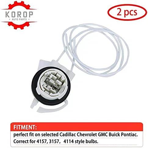 【並行輸入品】Light Socket Wire Harness Pigtail Repair Kit (2pcs) LED/Standard Bu