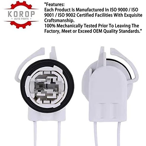 【並行輸入品】Light Socket Wire Harness Pigtail Repair Kit (2pcs) LED/Standard Bu