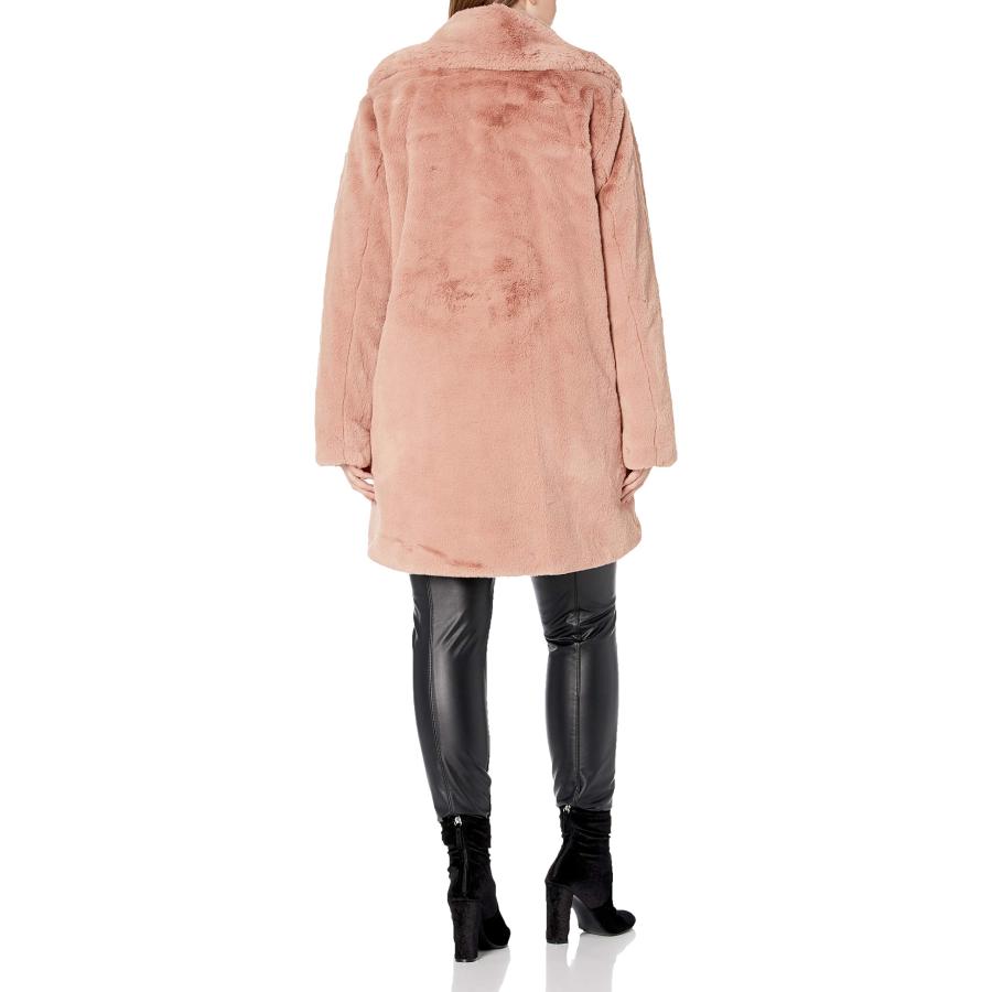 RACHEL Rachel Roy Women's Plus Size Solid Faux Fur Coat, Blush,  並行輸入品｜good-face｜04