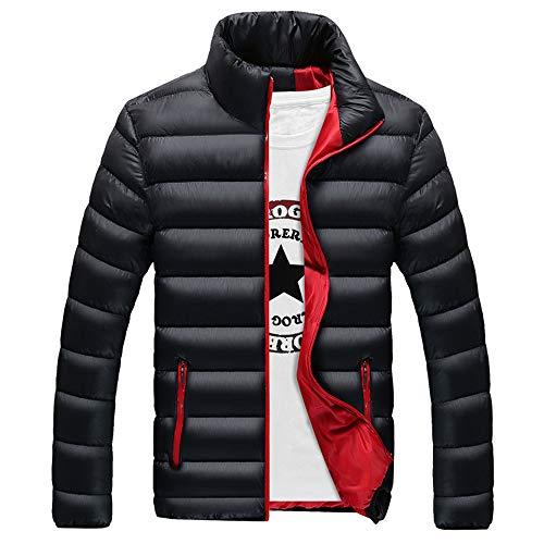 【並行輸入品】Ulooker Men's Winter Solid Jacket Thicken Warm Outwear Casual Ouの画像