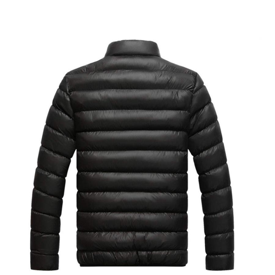 【並行輸入品】Ulooker Men's Winter Solid Jacket Thicken Warm Outwear Casual Ouの画像