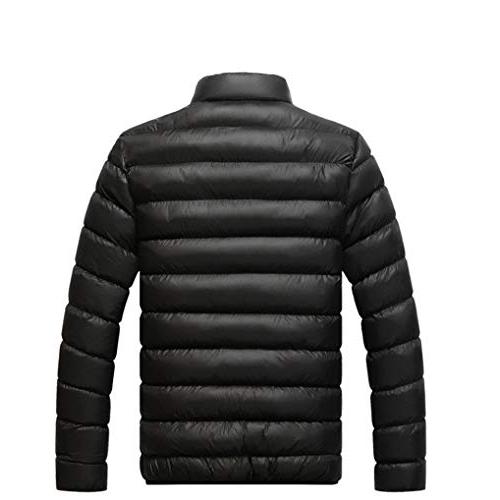 【並行輸入品】Ulooker Men's Winter Solid Jacket Thicken Warm Outwear Casual Ouの画像