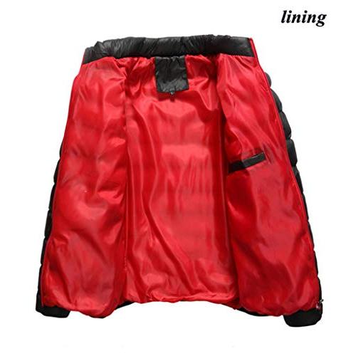 【並行輸入品】Ulooker Men's Winter Solid Jacket Thicken Warm Outwear Casual Ouの画像