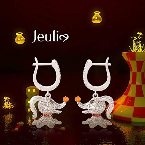 【並行輸入品】Jeulia クリスマス モネスター スタッドピアス ゼロフロム ナイトメアー・ビフォア・クリスマス ハグミー ドラゴン ハートカ_7