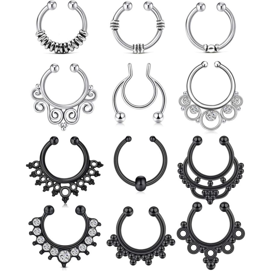 並行輸入品】QWALIT フェイクセプタムジュエリー フェイクセプタム 
