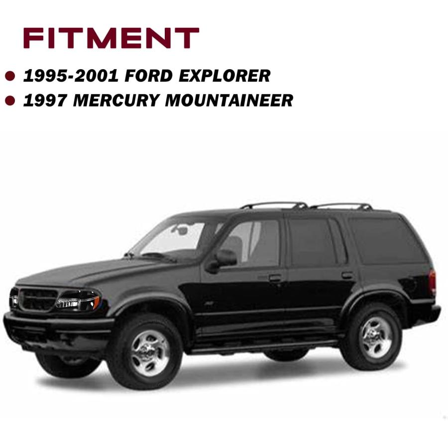 【並行輸入品】JSBOYAT ヘッドライトアセンブリ 1995-2001 Ford Explorer/ 1997 Mercury Mountaineeの画像