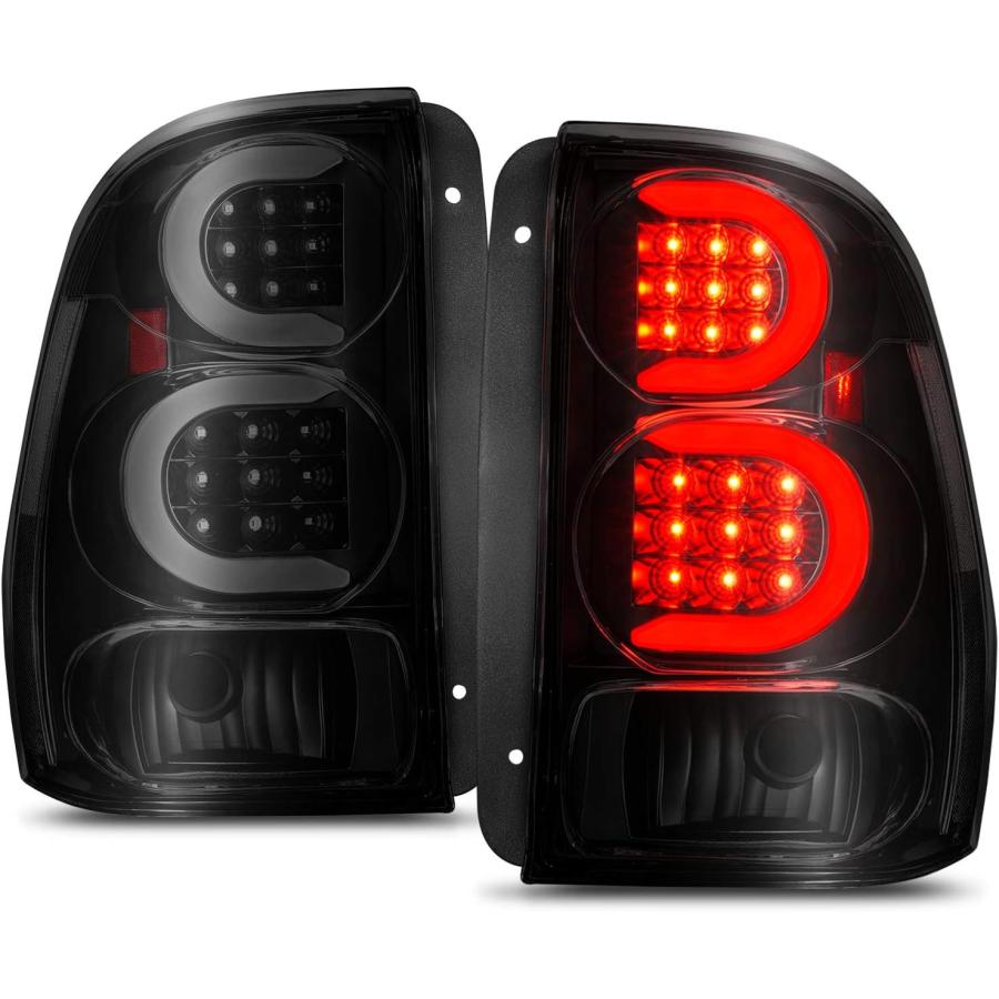 【並行輸入品】AmeriLite 2002-2009 Chevy Trailblazer/EXT用 スモークブラック Cタイプ LEDチューブテールラの画像