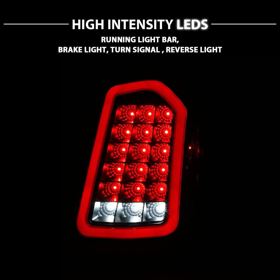 【並行輸入品】AmeriLite フルインテンス LEDテールライト ブレーキとレスバース パーキングライトバー 2011-2014年式クライスラー3_6