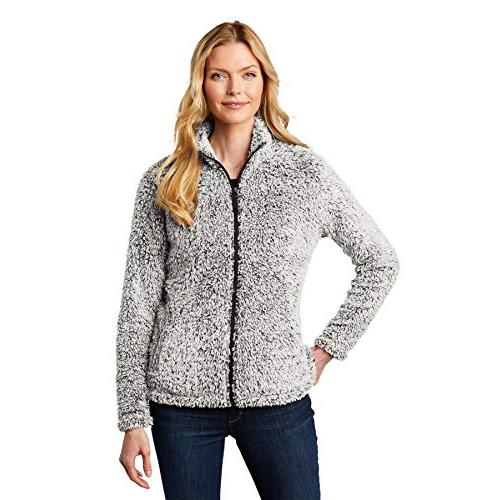 【並行輸入品】Port Authority Ladies Cozy Fleece Jacket. L131 M Grey Heather_1