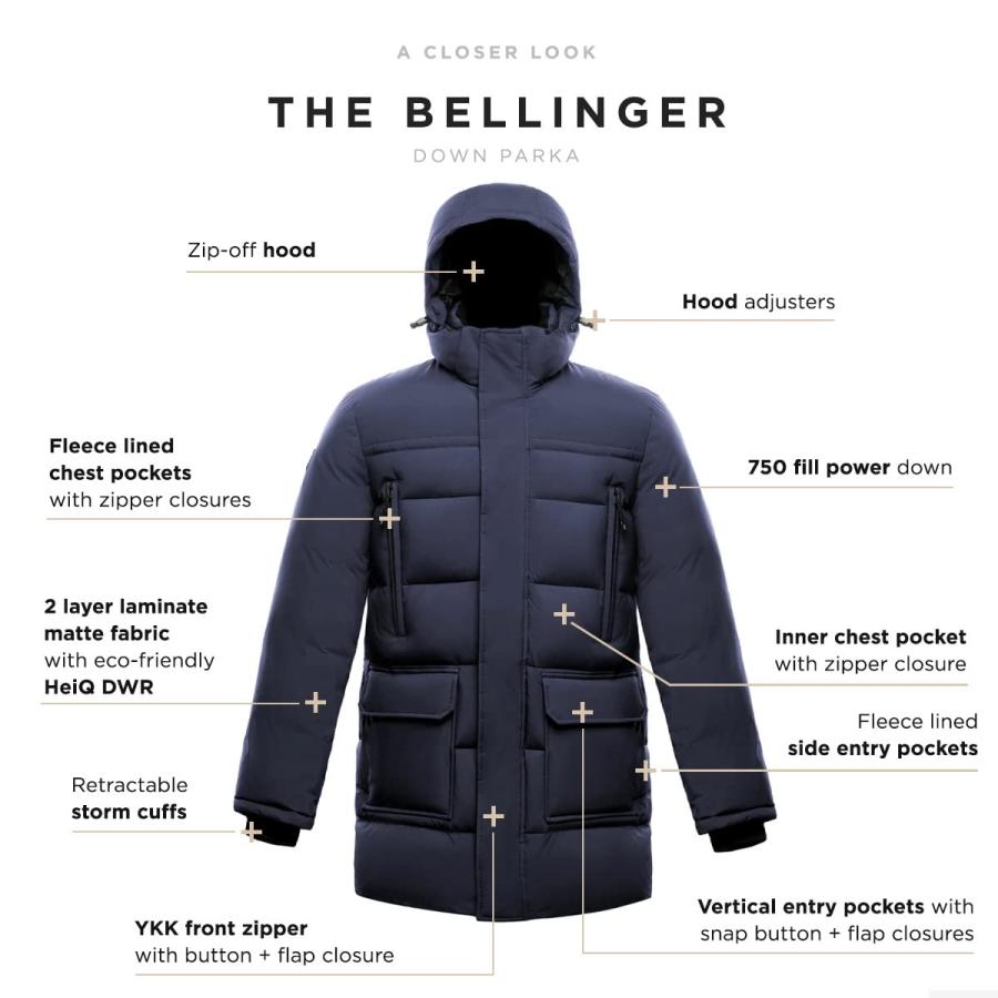 【並行輸入品】Triple F.A.T. Goose Bellinger Mens Puffer Down Jacket | 750 Fillの画像