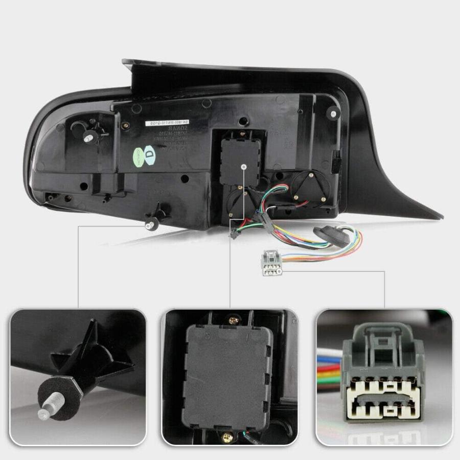 【並行輸入品】VIPMOTOZ シーケンシャルウィンカー プレミアム OLED チューブ フルLED テールライトランプ 2010-2014 フォード_2