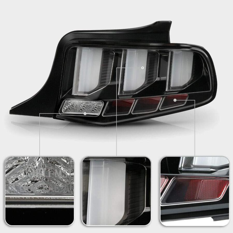 【並行輸入品】VIPMOTOZ シーケンシャルウィンカー プレミアム OLED チューブ フルLED テールライトランプ 2010-2014 フォード_3