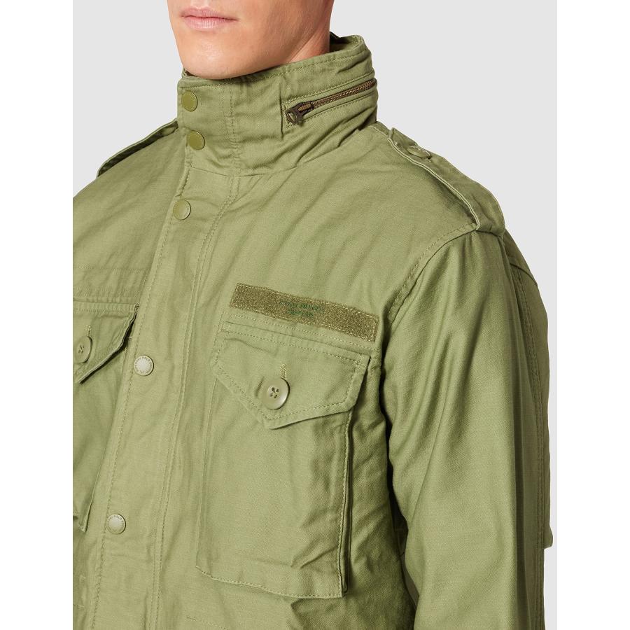 Superdry Mens Crafted M65 Jacket, Popper And Zip Fastening, Popp 並行輸入品｜good-face｜07
