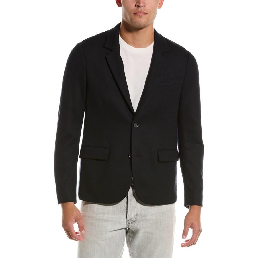 【並行輸入品】Vince mens Blazer Wool Coat, Coastal, Medium USの画像