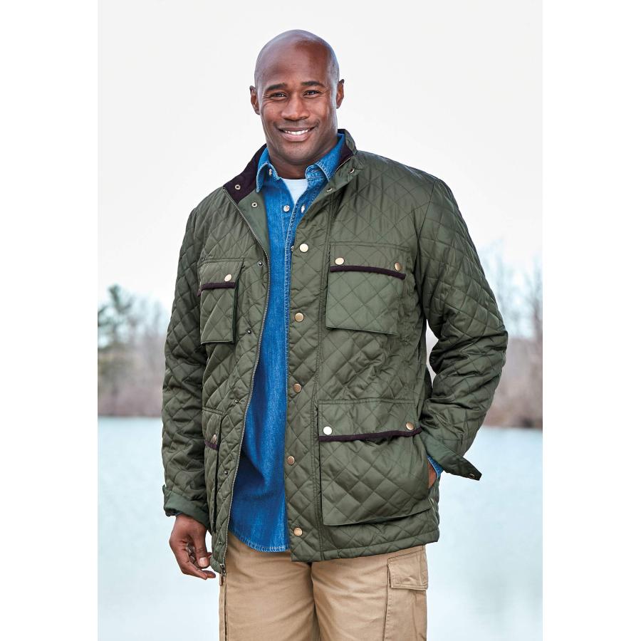 【並行輸入品】Boulder Creek by Kingsize Men's Big & Tall Quilted Jacket   Bigの画像