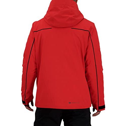 【並行輸入品】Obermeyer Men's Standard Iba Down Hybrid Jacket, Brakelight, 2XLの画像
