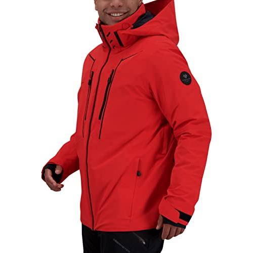 【並行輸入品】Obermeyer Men's Standard Iba Down Hybrid Jacket, Brakelight, 2XLの画像