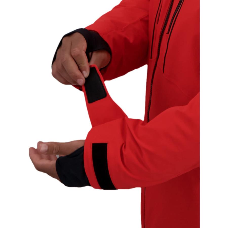 【並行輸入品】Obermeyer Men's Standard Iba Down Hybrid Jacket, Brakelight, 2XLの画像