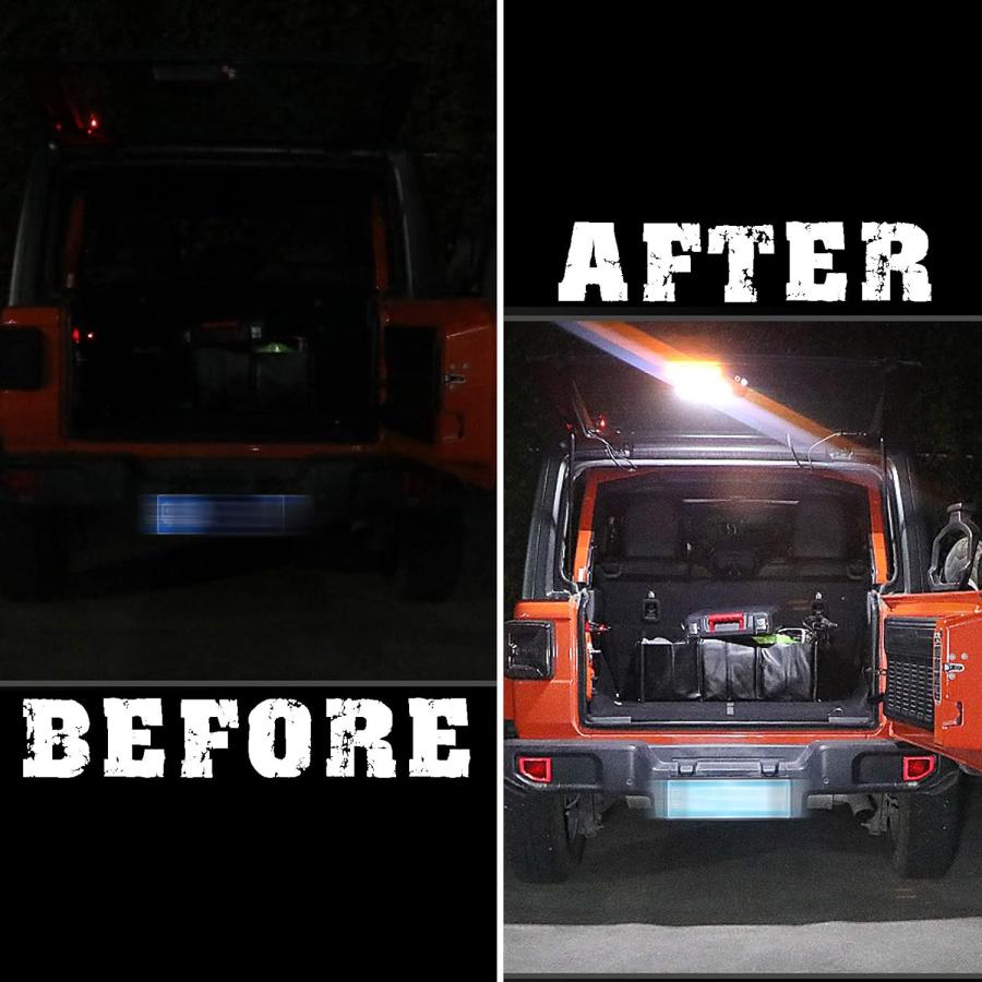 【並行輸入品】AUDEXEN LED Trunk Light Compatible with Jeep Wrangler JL 2018-2020の画像